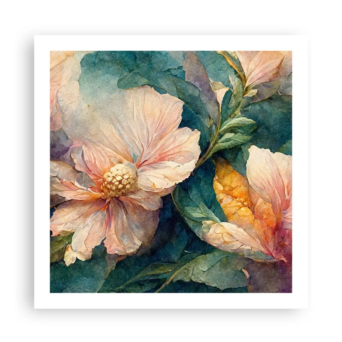 Poster - Sheer Subtelty - 60x60 cm