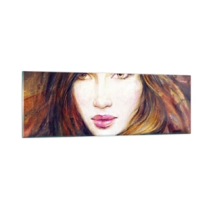 Glass picture - Penny for Your Thoughts - 90x30 cm