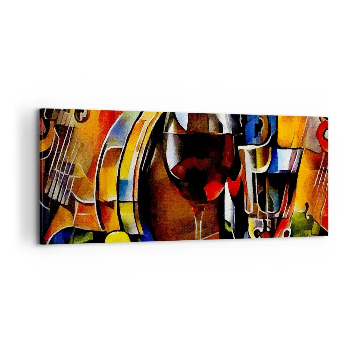 Canvas picture - And The World Fills With Colours - 120x50 cm