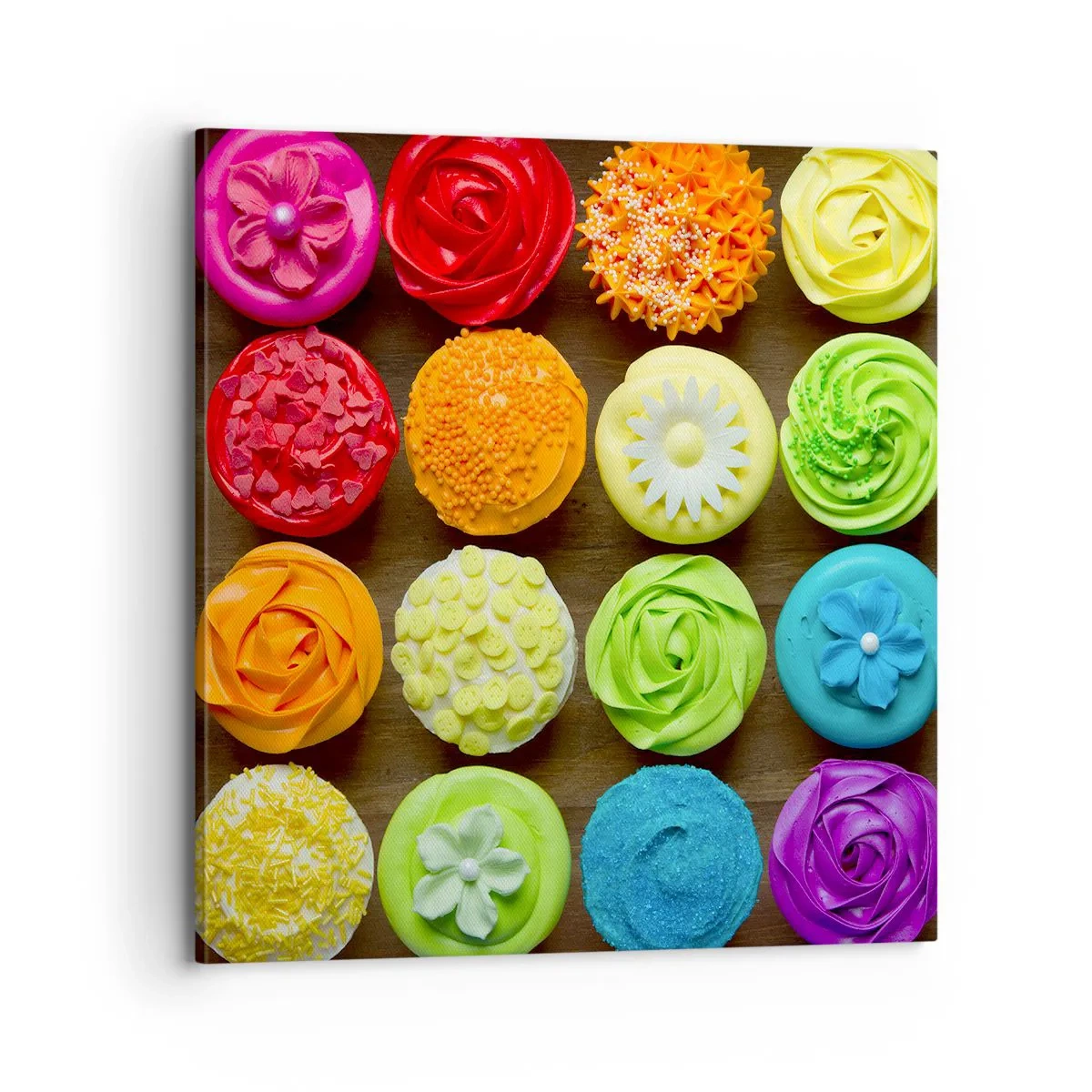 Canvas picture - All Different - All Delicious - 70x70 cm
