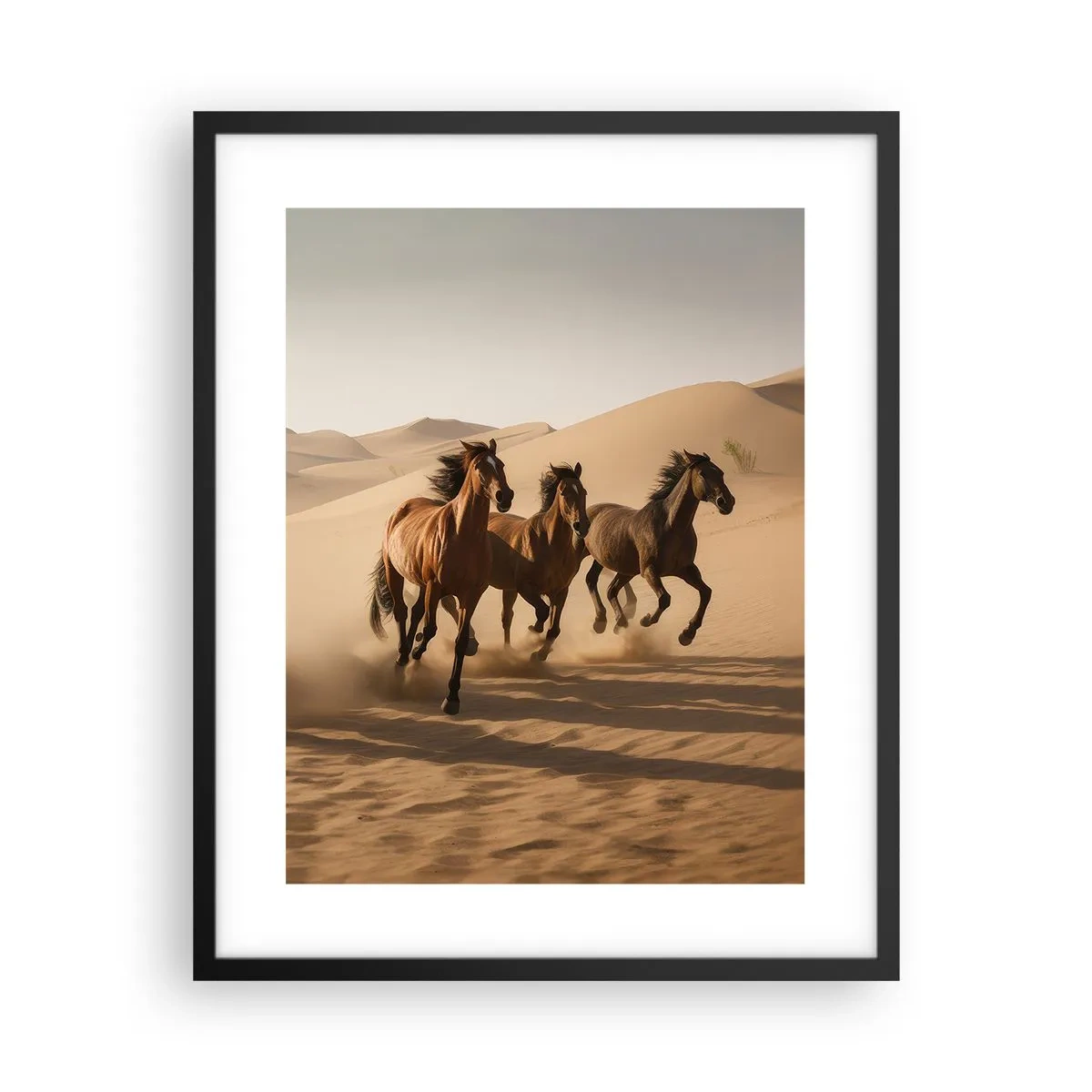 Poster in black frame - Free as a Wind - 40x50 cm