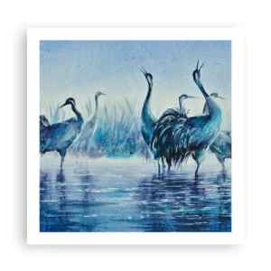 Poster - Morning Encounter - 60x60 cm