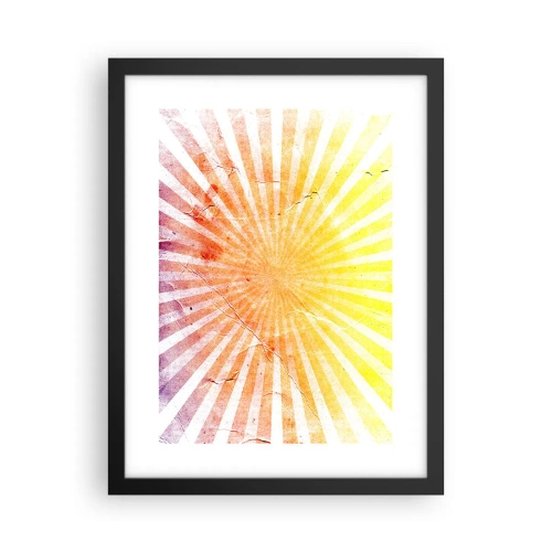 Poster in black frame - Sunrises and Sunsets - 30x40 cm