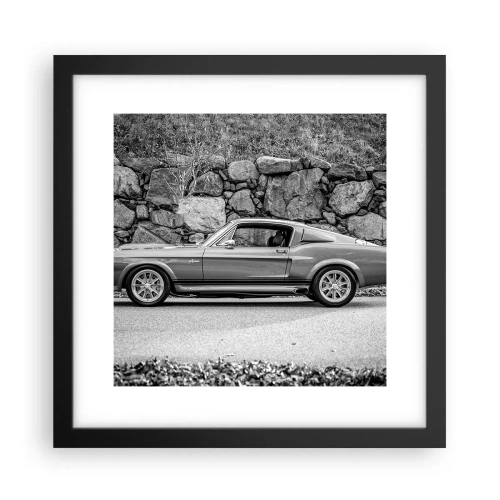 Poster in black frame - Legend of the 60-ies - 30x30 cm