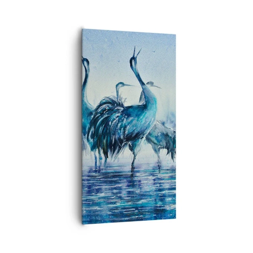 Canvas picture - Morning Encounter - 65x120 cm