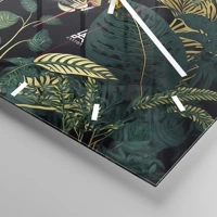 Clock face with lines