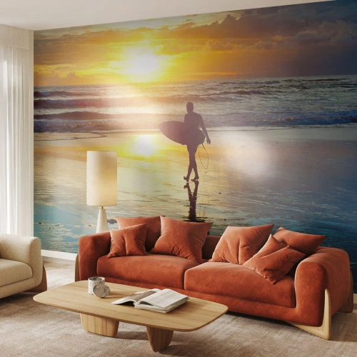 Photo Wallpaper Premium Sand - Return of a Warrior - Sport, Surfing, Indonesia - 150x105 cm