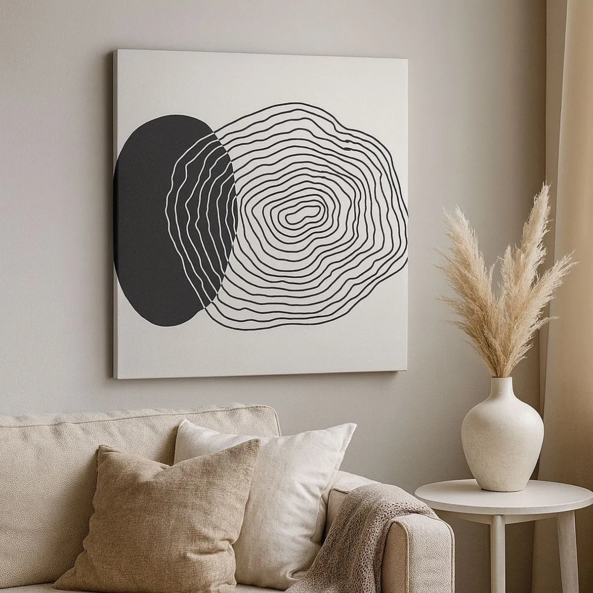 Canvas picture - Durability and Vibration - 30x30 cm