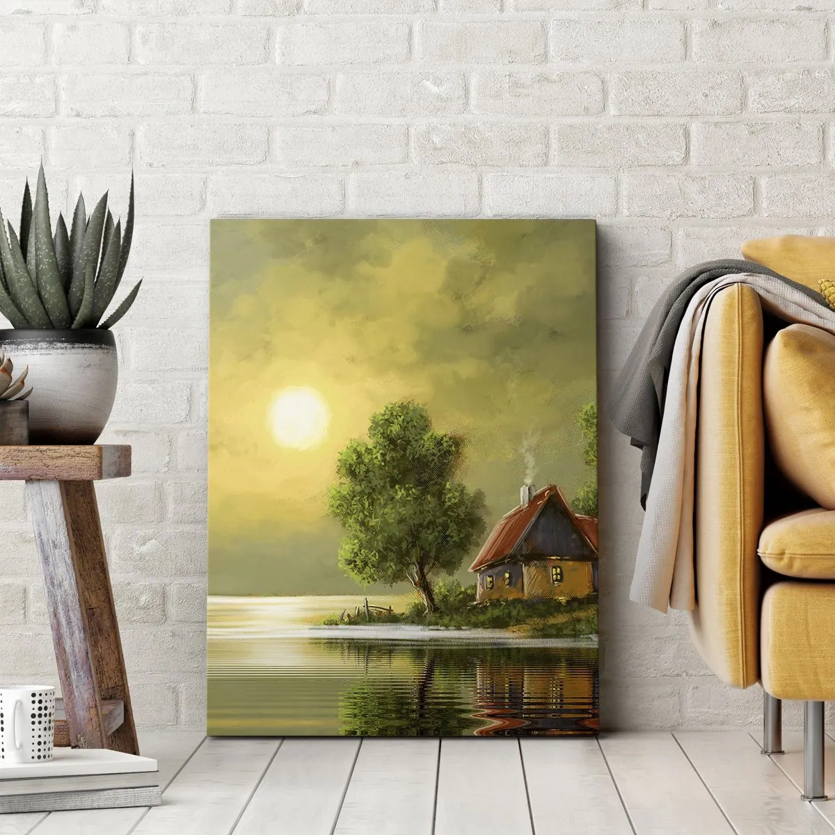 Canvas picture - Pretty As a Picture - 65x120 cm
