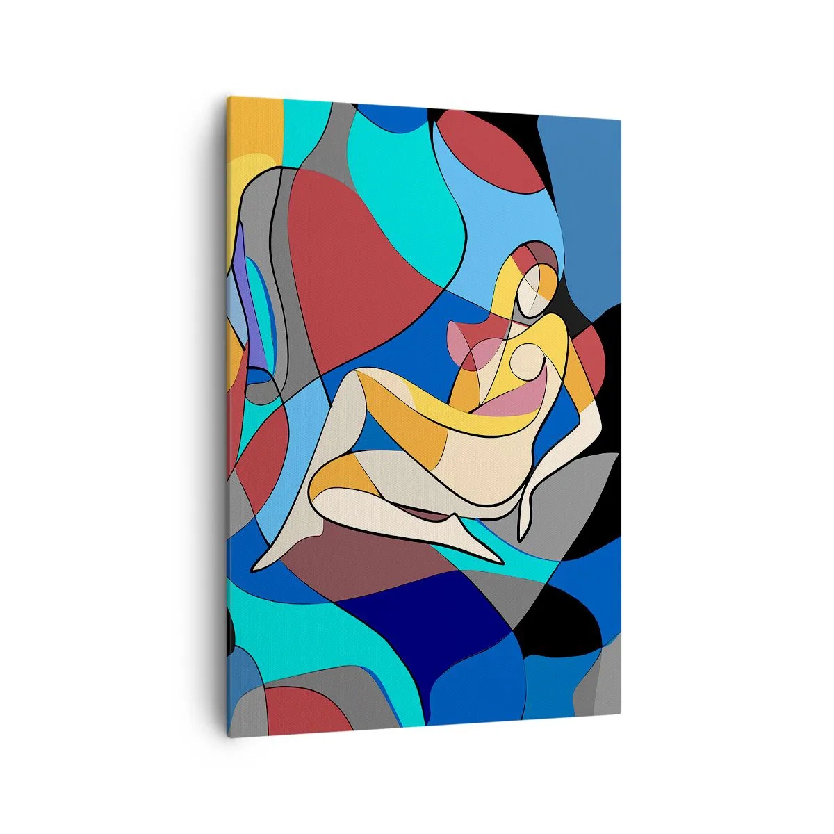 Canvas picture - Cubist Nude - 70x100 cm