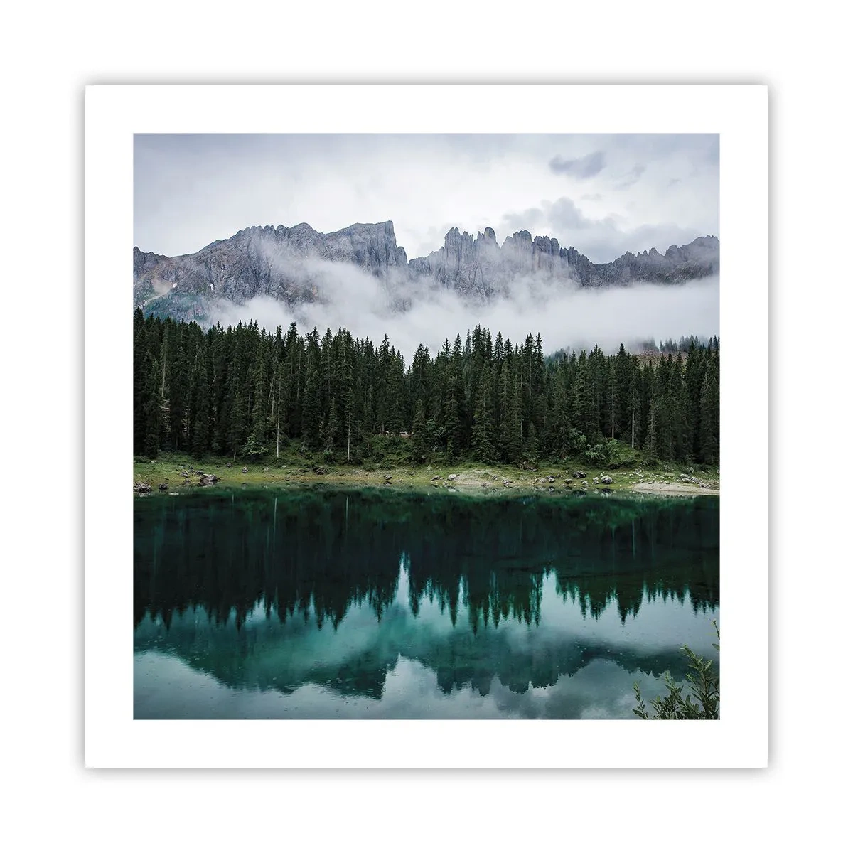 Poster - Quiet Please, Let's Not Wake Up Still Waters - 50x50 cm