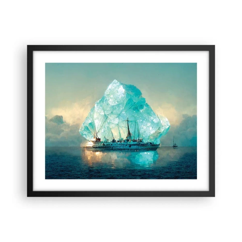 Poster in black frame - Arctic Diamond - 50x40 cm