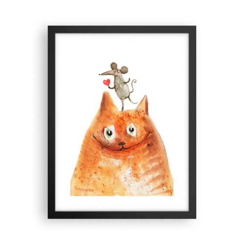 Poster in black frame - Love Paradoxes - 30x40 cm