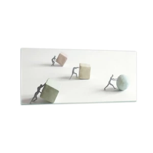 Glass picture - That's Life - 120x50 cm