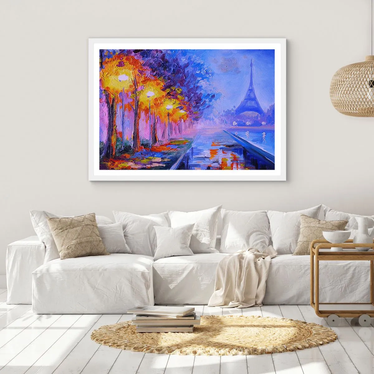 Poster in white frmae - Dreamed Walk - 50x40 cm