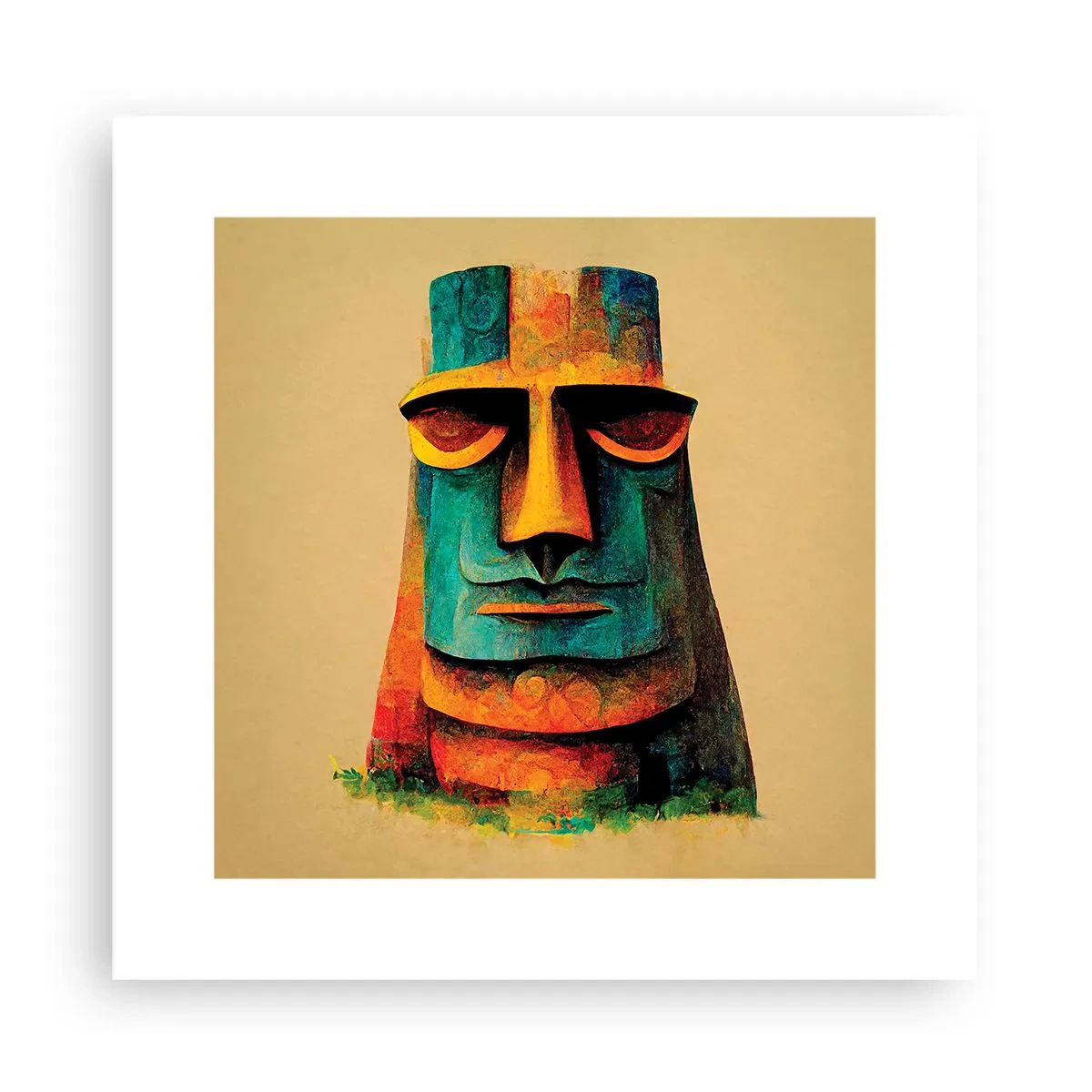 Poster - Statuesque but Friendly - 30x30 cm
