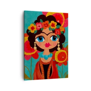 Canvas picture - Poppy Lady - 50x70 cm