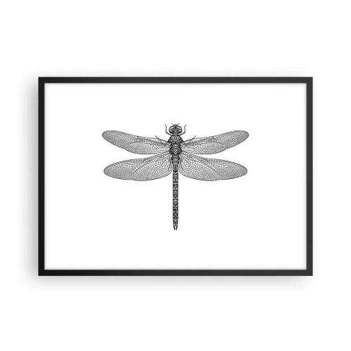 Poster in black frame - Precision of Nature - 70x50 cm