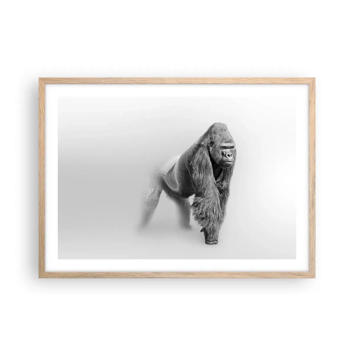 Poster in light oak frame - Certain of Its Strength - 70x50 cm