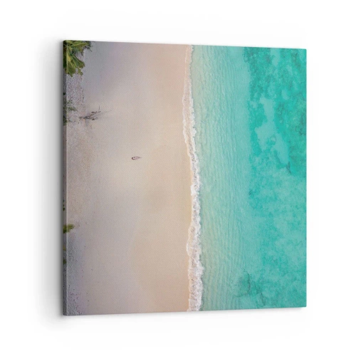 Canvas picture - Paradise Beach - 60x60 cm