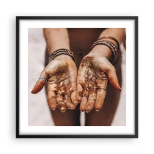 Poster in black frame - Gift for You - 50x50 cm