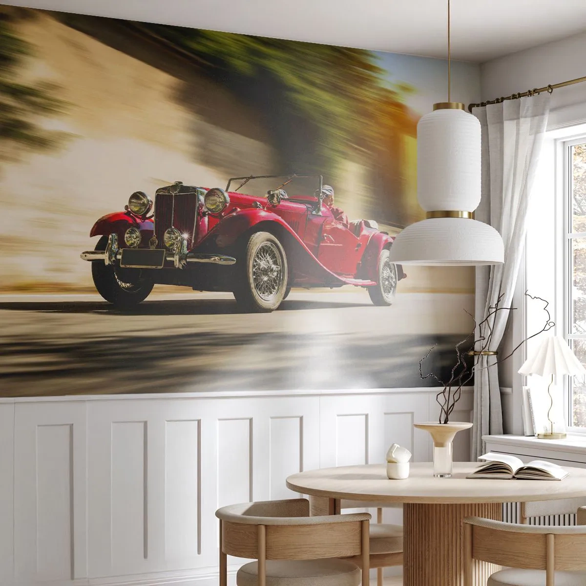 Custom Wallpaper Premium Canvas - More Beautiful than Nike of Samothrace - Car, Retro, Cabriolet