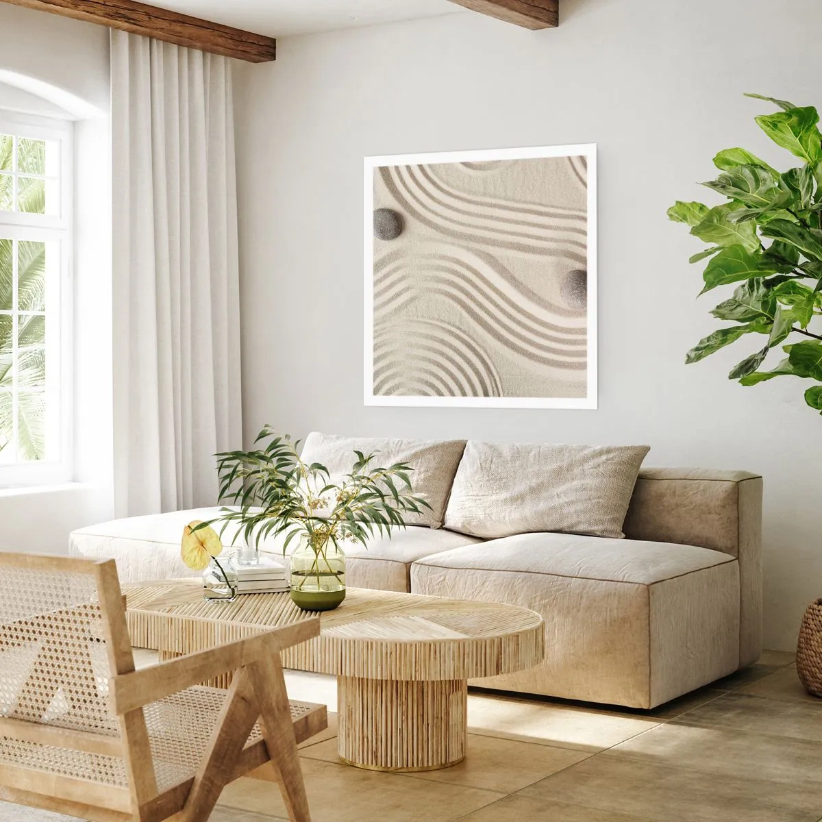 Poster - Touch of Warmth - 60x60 cm