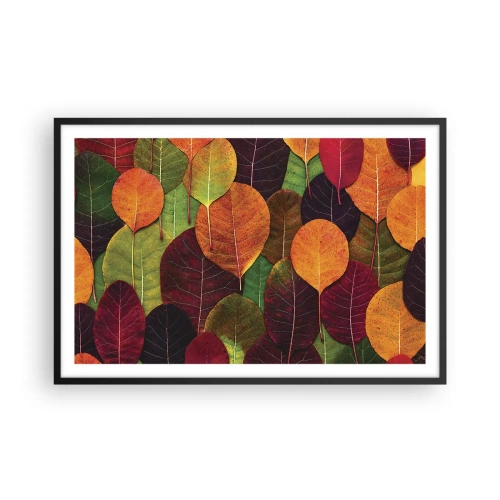Poster in black frame - Autumn Mosaics - 91x61 cm