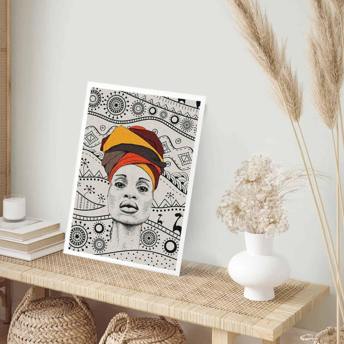 Poster - African Portrait - 61x91 cm