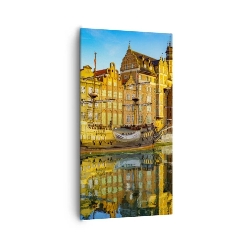 Canvas picture - Mirror Reflection of the Past - 65x120 cm