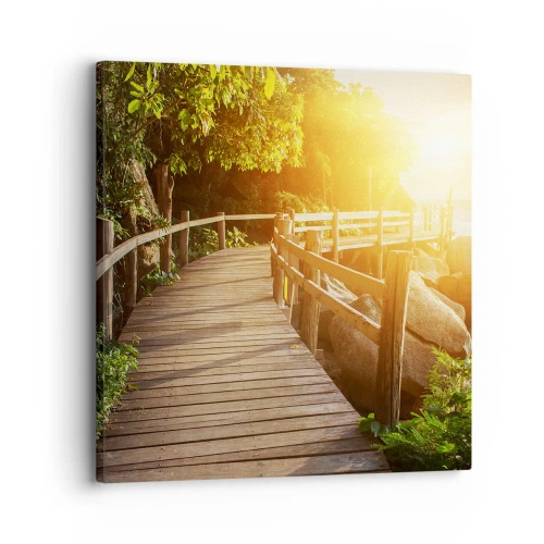 Canvas picture - Another Bend, New Wonders - 30x30 cm