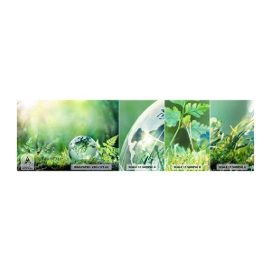 Photo Wallpaper Sample Standard Eco - Green Planet - Abstraction, Fern, Nature - 100x30 cm