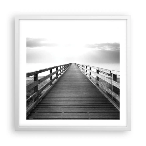 Poster in white frmae - In the Distance… - 50x50 cm