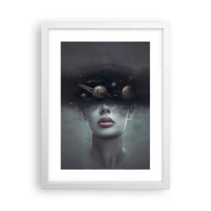 Poster in white frmae - And Planets are Revolving… - 30x40 cm