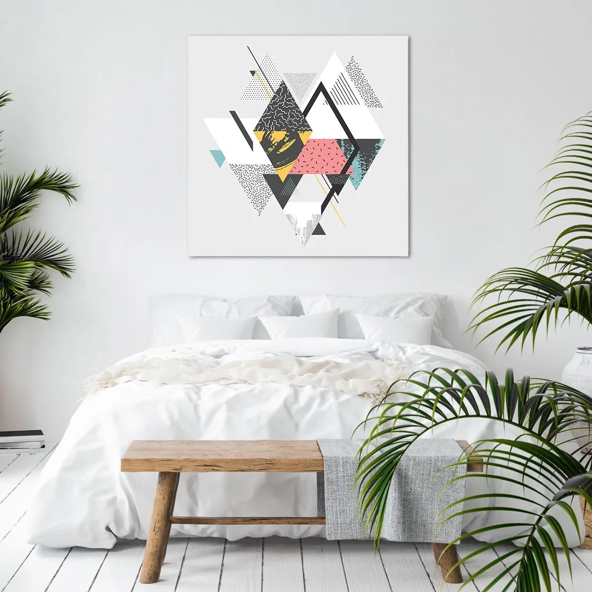 Canvas picture - Variation for Triangle and Rhombus - 60x60 cm