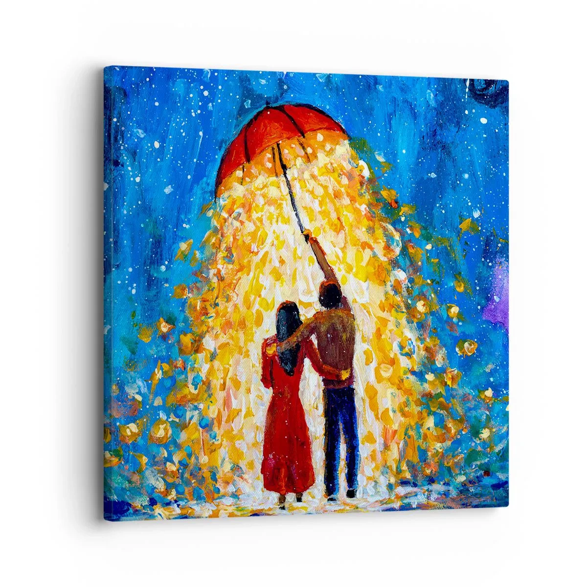 Canvas picture - Magic of a Rainy Evening? - 30x30 cm