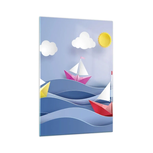 Glass picture - Rocking the Waves - 70x100 cm