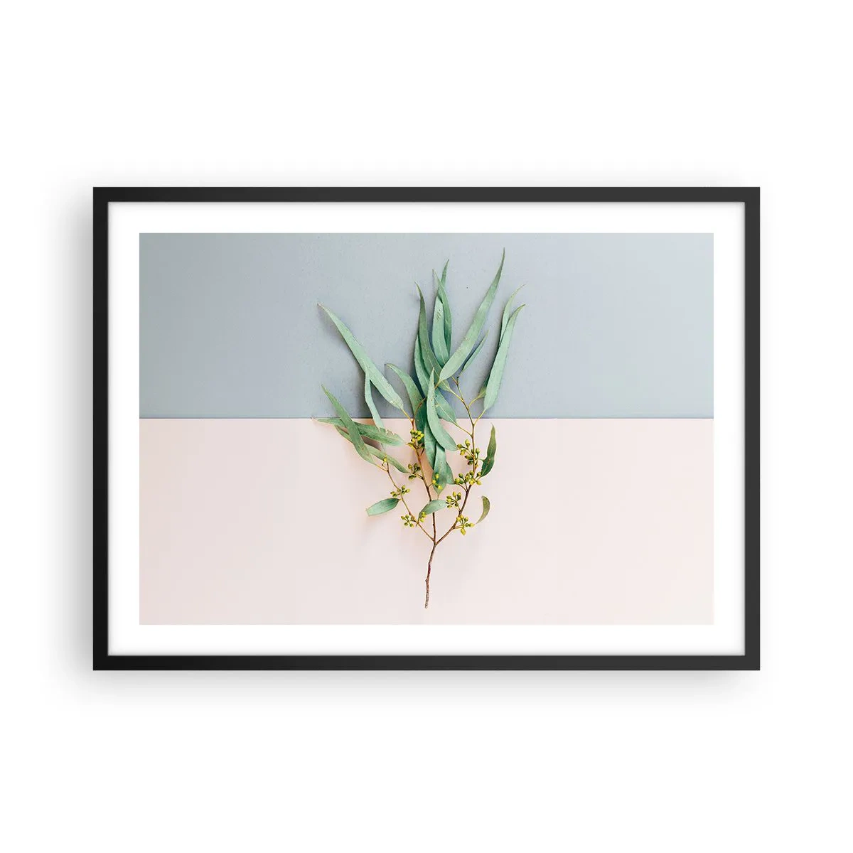 Poster in black frame - Pastel Subtlety - 70x50 cm