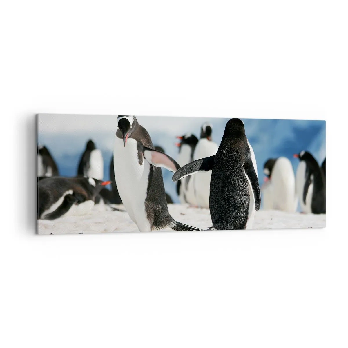 Canvas picture - Dance in the Snow - 140x50 cm