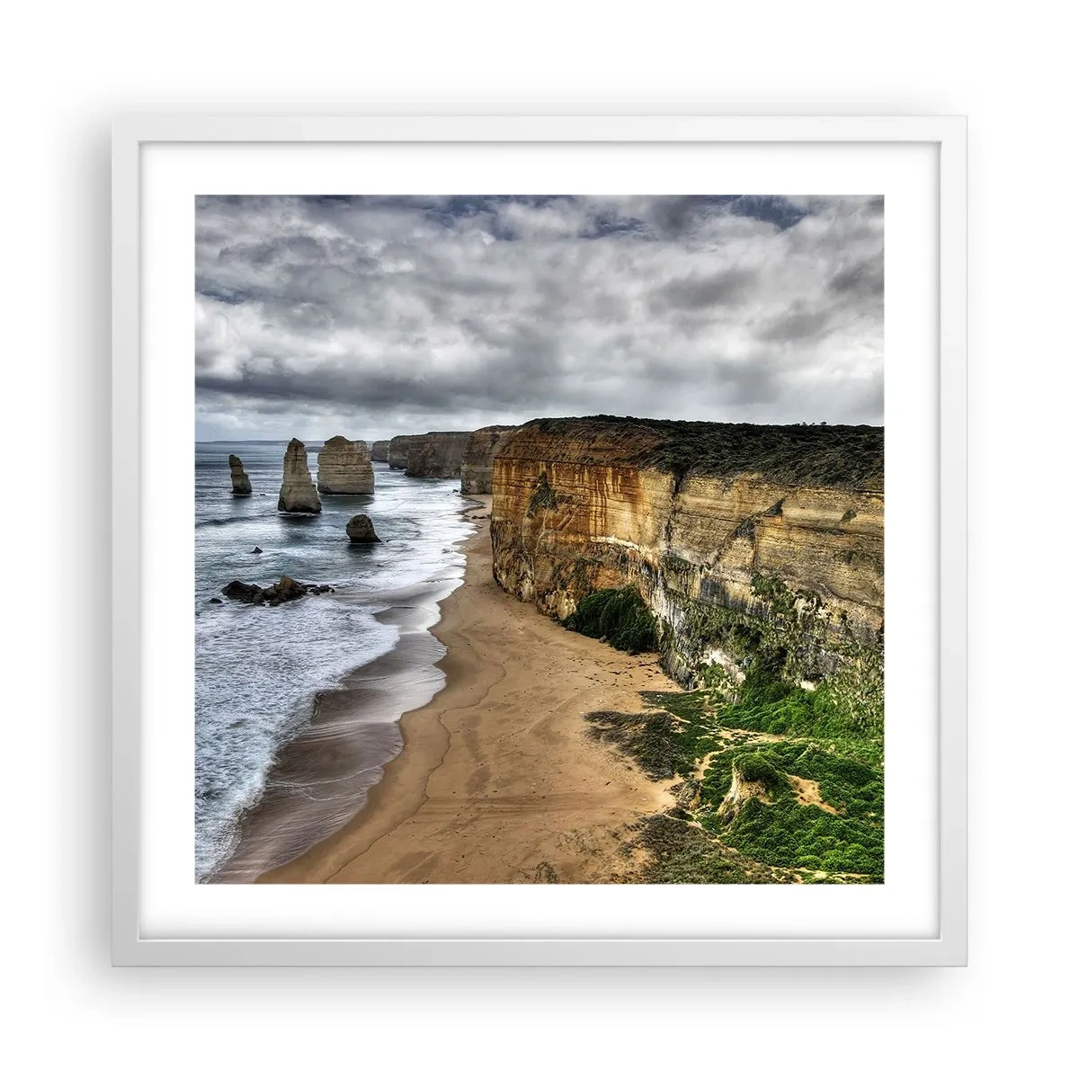 Poster in white frmae - Raw Beauty - 50x50 cm