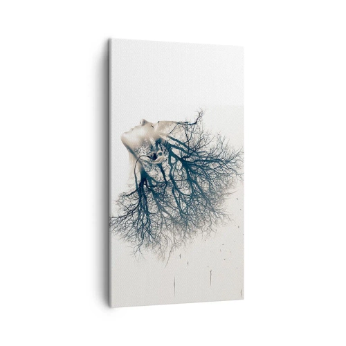 Canvas picture - Listening to the Whisper of the Trees - 45x80 cm