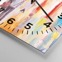 Clock face with numbers