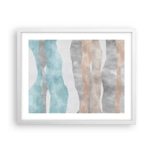 Poster in white frmae - Study of Continuity - 50x40 cm