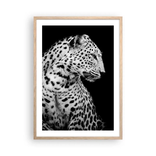 Poster in light oak frame - A Perfect Right Profile - 50x70 cm