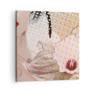 Canvas picture - Comic Heroine - 60x60 cm