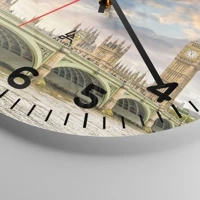 Clock face with numbers