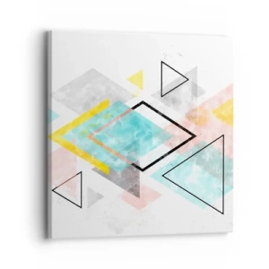 Canvas picture - Geometric Play - 30x30 cm