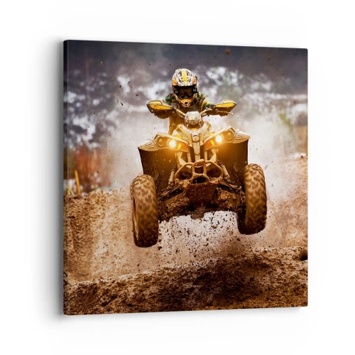 Canvas picture - No Risk No Fun - 40x40 cm