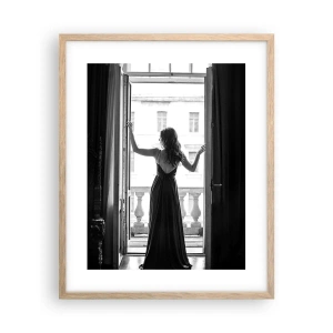 Poster in light oak frame - In Great Style - 40x50 cm