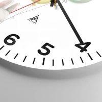 Clock face with numbers